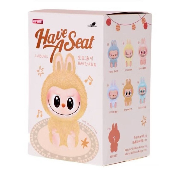 CONFIRMED HEHE Labubu Pop Mart The Monsters Have A Seat Series - Picture 5 of 6